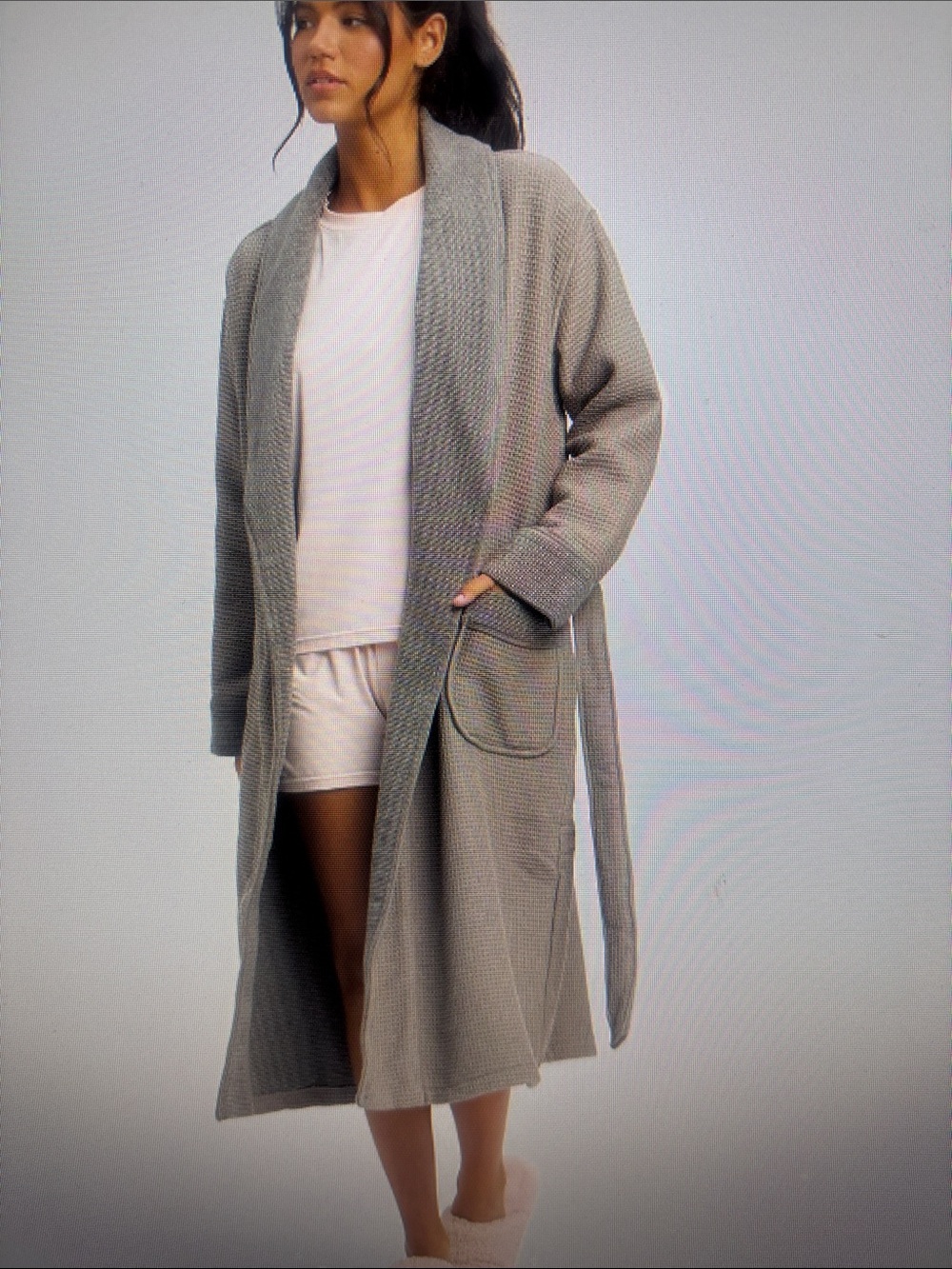 NWT Cozy Earth Waffle Bath Robe. XS/S UNISEX
